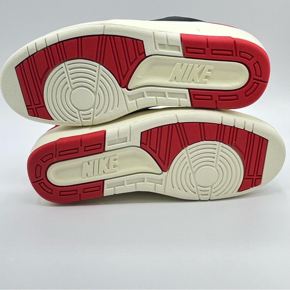 Women’s Jordan 2 Retro Low Chicago Twist Red/ Black Satin FD4849-106 New Sz 8.5 - Picture 10 of 12